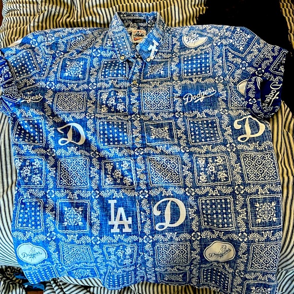 reyn spooner Other - Gorgeous Reyn Spooner Dodger shirt.  Gently used and loved!  Size XL